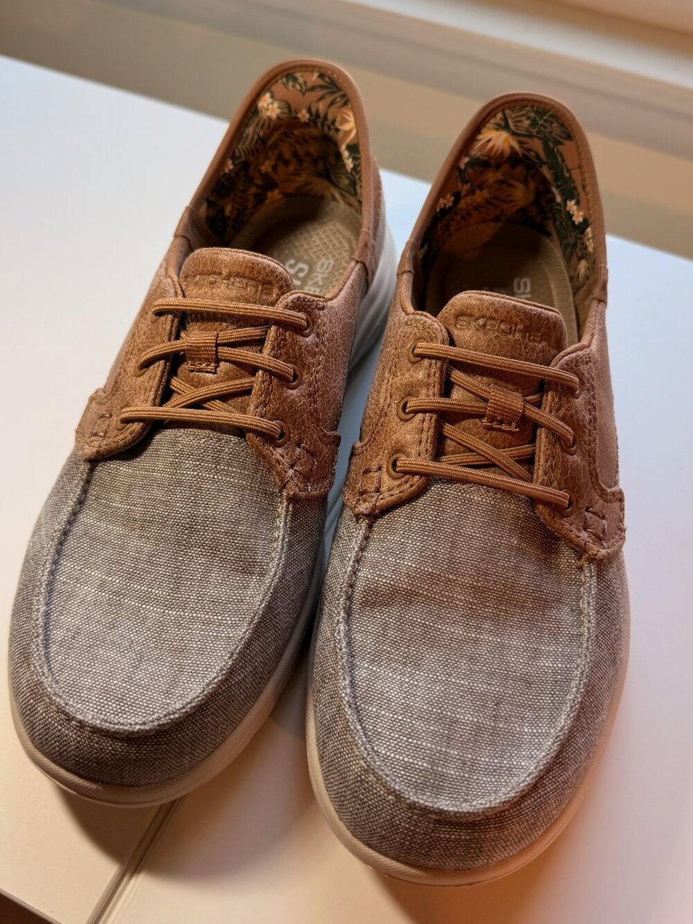 Skechers Slip-ins: On-The-Go-Coastal Sky, Boat shoe style, size 7.5M